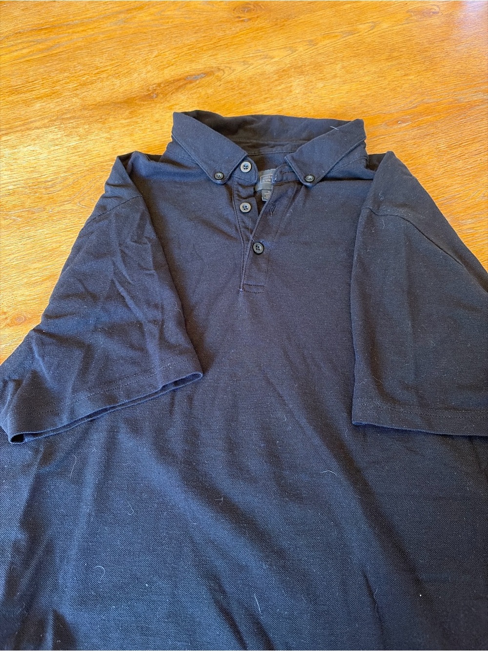 14th & Union Black Short-Sleeve Polo